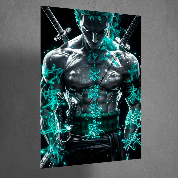 Metal Poster - One Piece Roronoa Zoro OP36