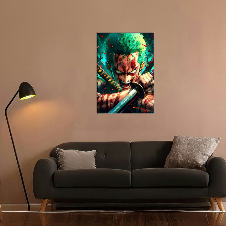 Metal Poster - One Piece Roronoa Zoro OP21