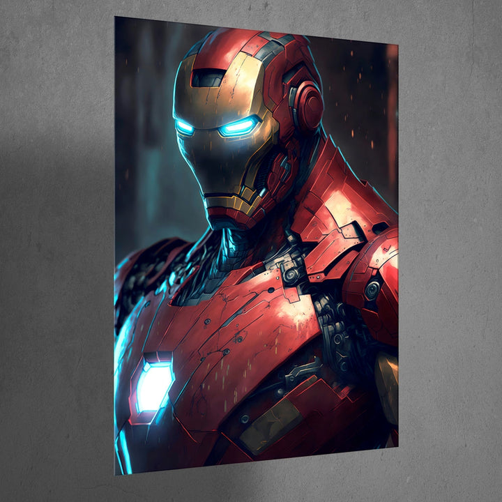 Metal Poster - Superhero Iron Man IM10