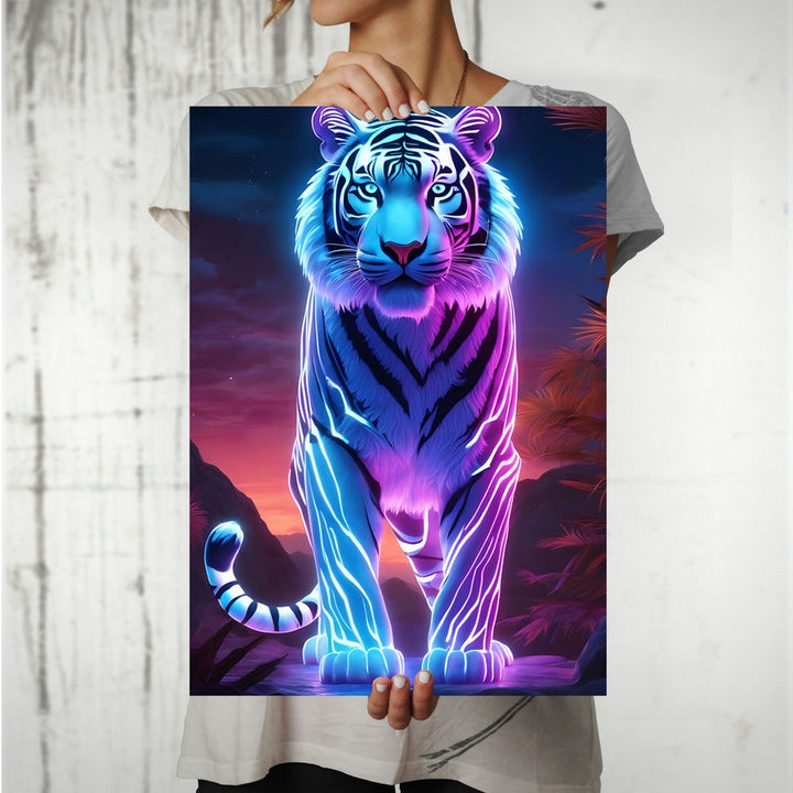 Metal Poster - Wildlife Tiger TG04