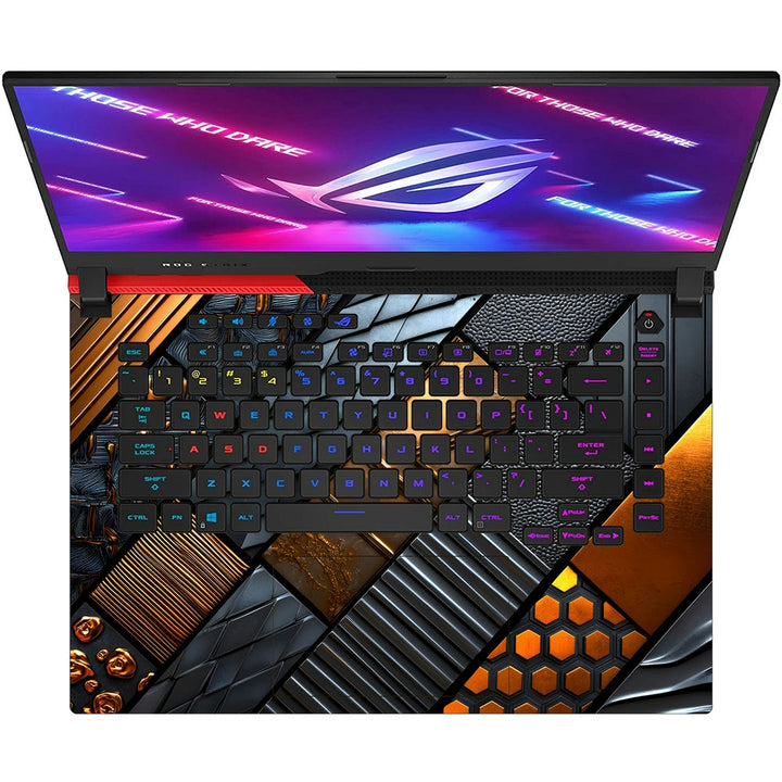 Asus Laptop Skin - ndustrial Stone and Metal Design