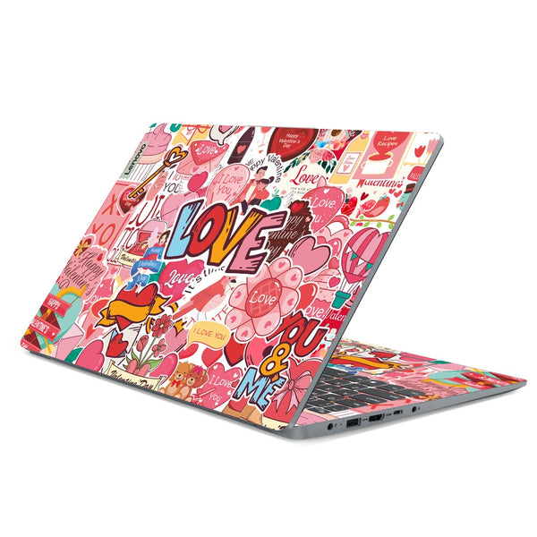 Lenovo Laptop Skin - Valentines Day Sticker Bomb