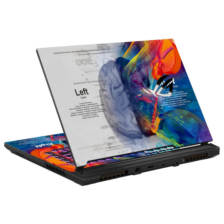 Asus Laptop Skin - Left Right Blue Brain