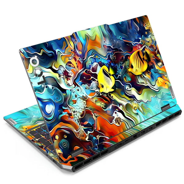 Lenovo LOQ Laptop Skin - Colorful Explosion Abstract Art