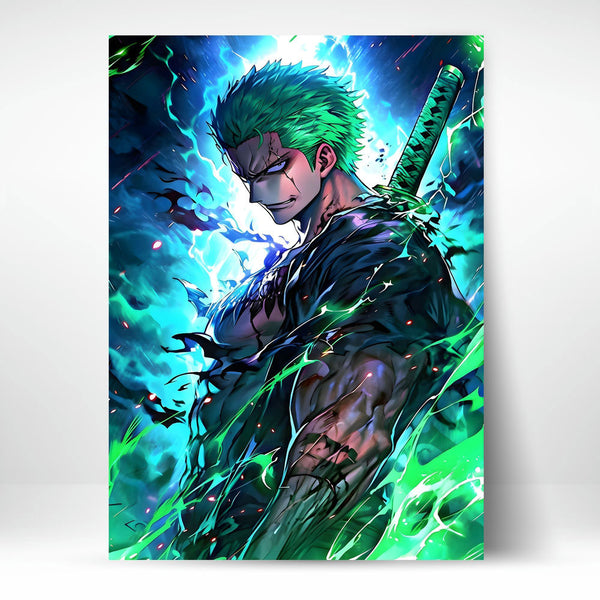 Metal Poster - One Piece Roronoa Zoro OP34