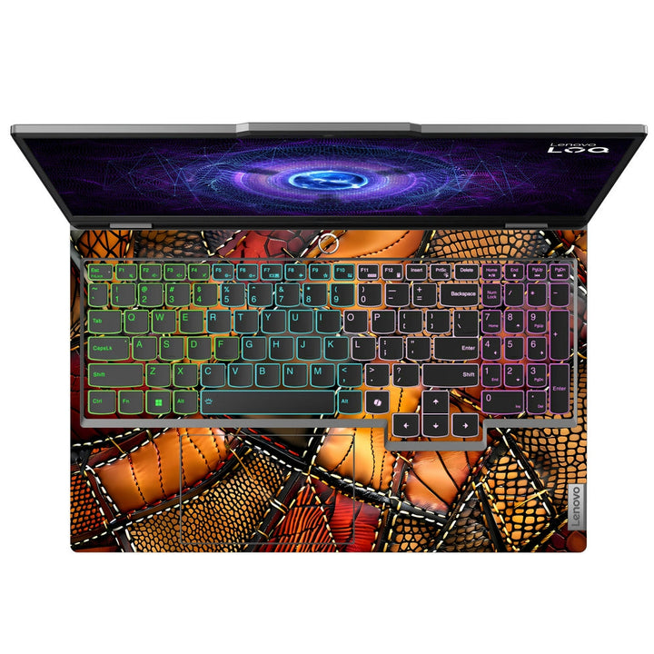 Lenovo LOQ Laptop Skin - Earthy Patchwork Abstract