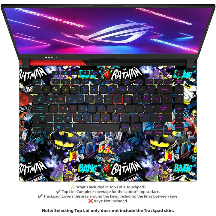 Asus Laptop Skin - Batman Gotham Collage