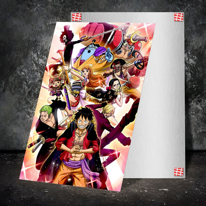 Metal Poster - One Piece Ninja Art