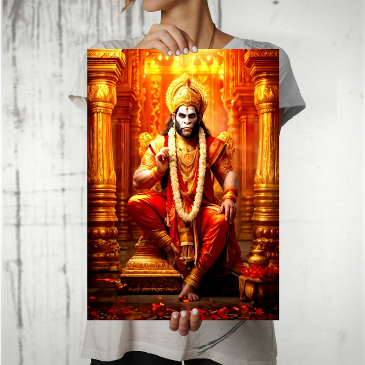 Metal Poster - Lord Hanuman LH05