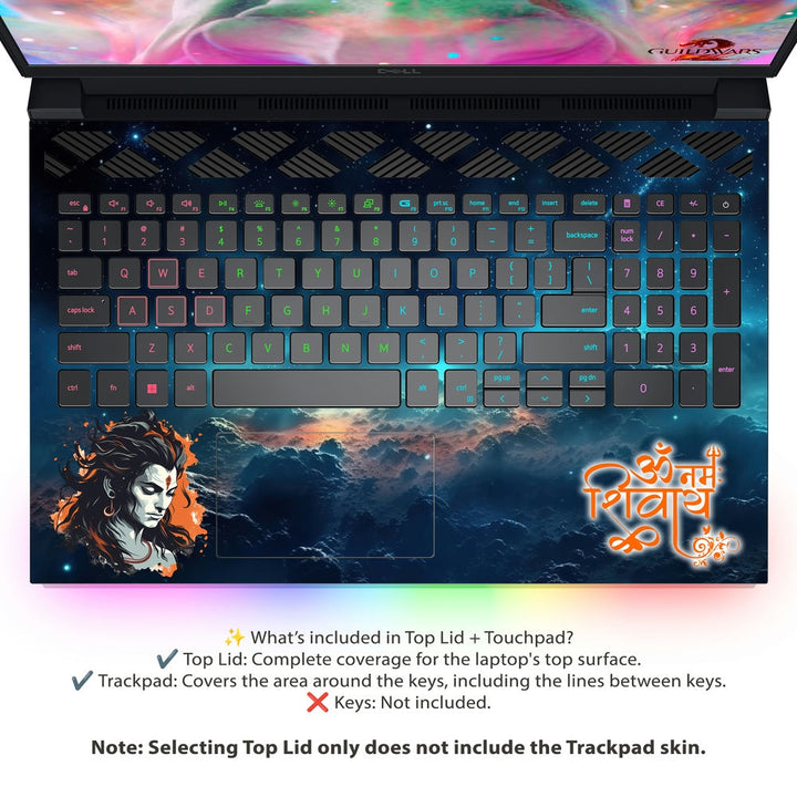 Dell Laptop Skin - Om Namah Shivay Universe