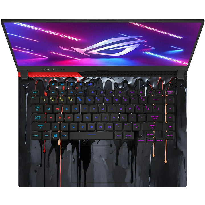 Asus Laptop Skin - Vertical Neon Stripe Art Design