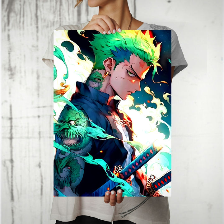 Metal Poster - One Piece Roronoa Zoro OP46