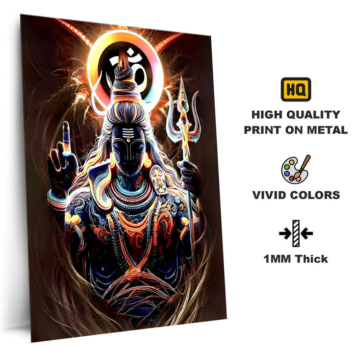 Metal Poster - Lord Shiva LS19