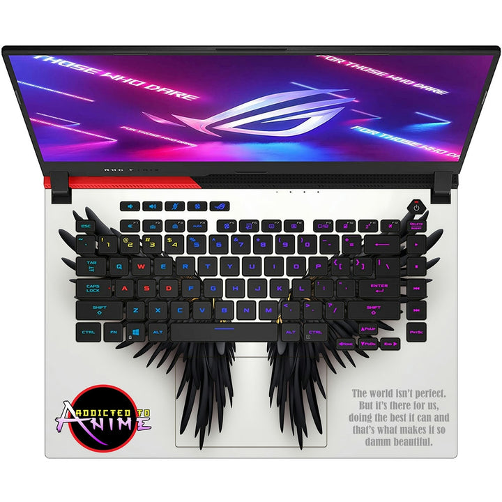 Asus Laptop Skin - Addicted to Amime Wings