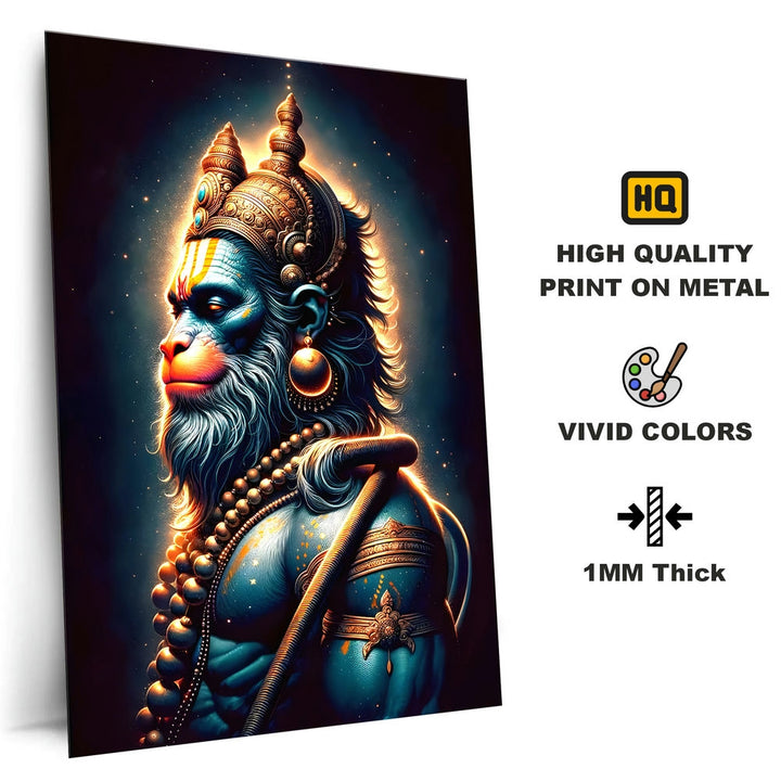 Metal Poster - Lord Hanuman LH04