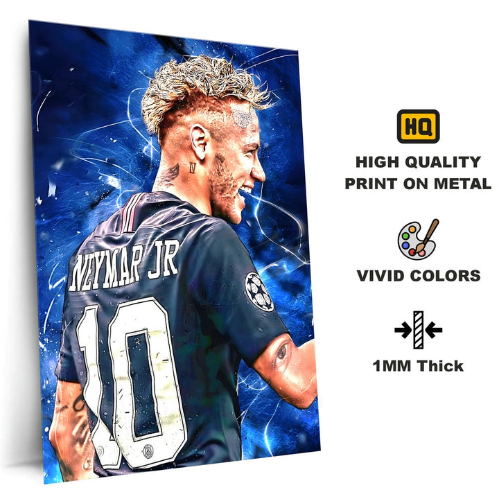 Metal Poster - Footballer Neymar Jr NJR02