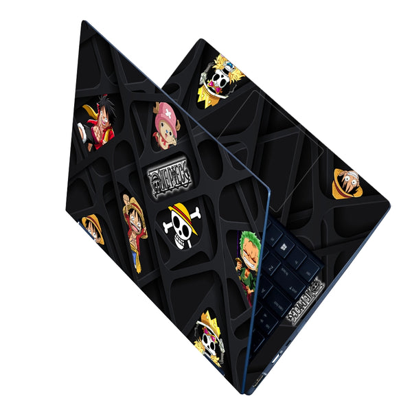 Laptop Skin - One Piece Black Art