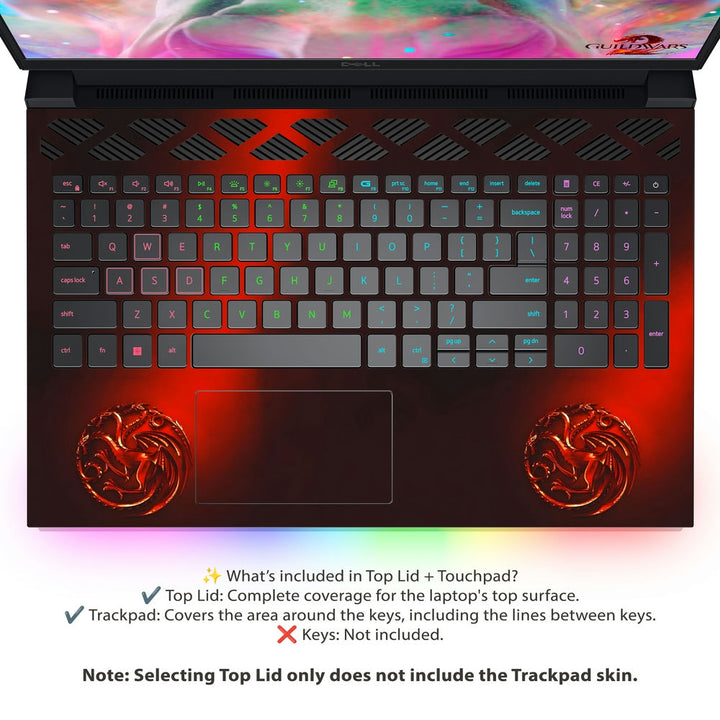 Dell Laptop Skin - GOT Fire & Blood