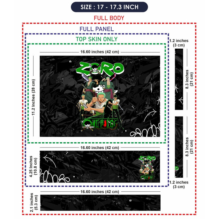 Laptop Skin - One Piece Zoro DS2