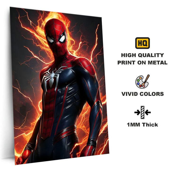 Metal Poster - Superhero Spiderman SM03