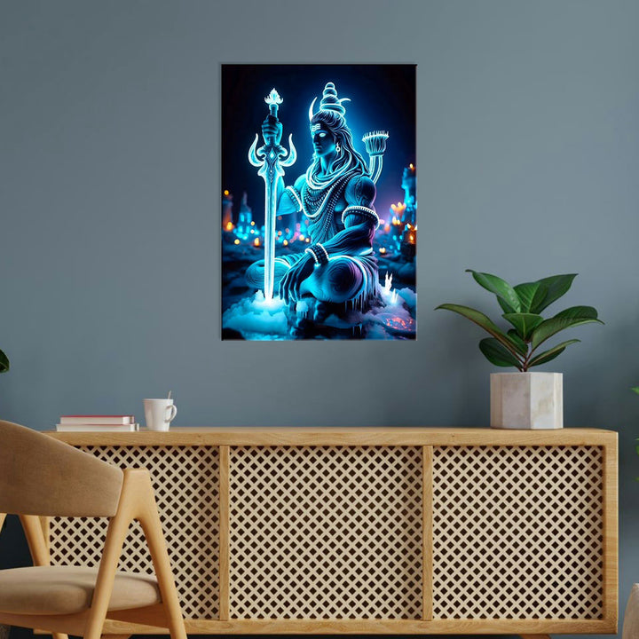 Metal Poster - Lord Shiva LS13