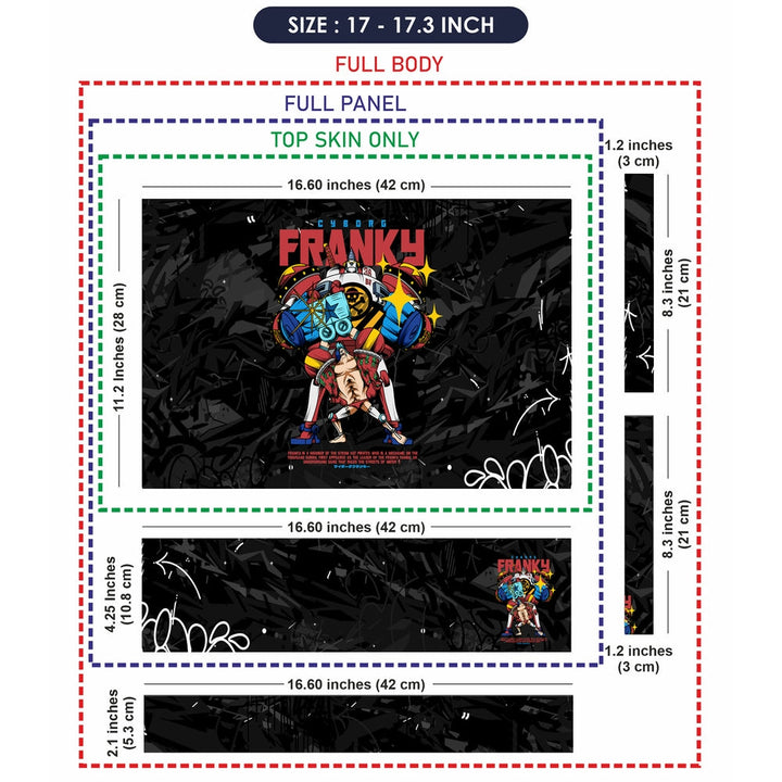 Laptop Skin - One Piece Franky DS1