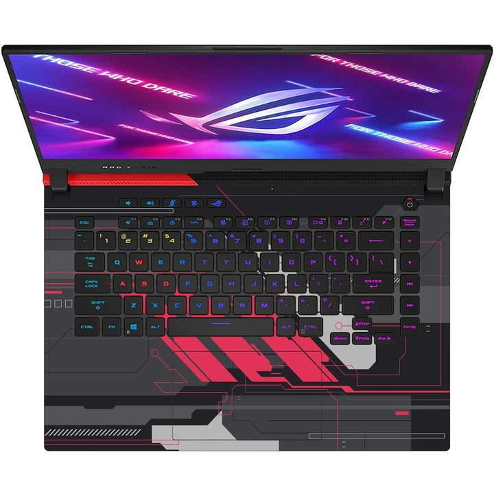 Asus Laptop Skin - Crimson Circuit