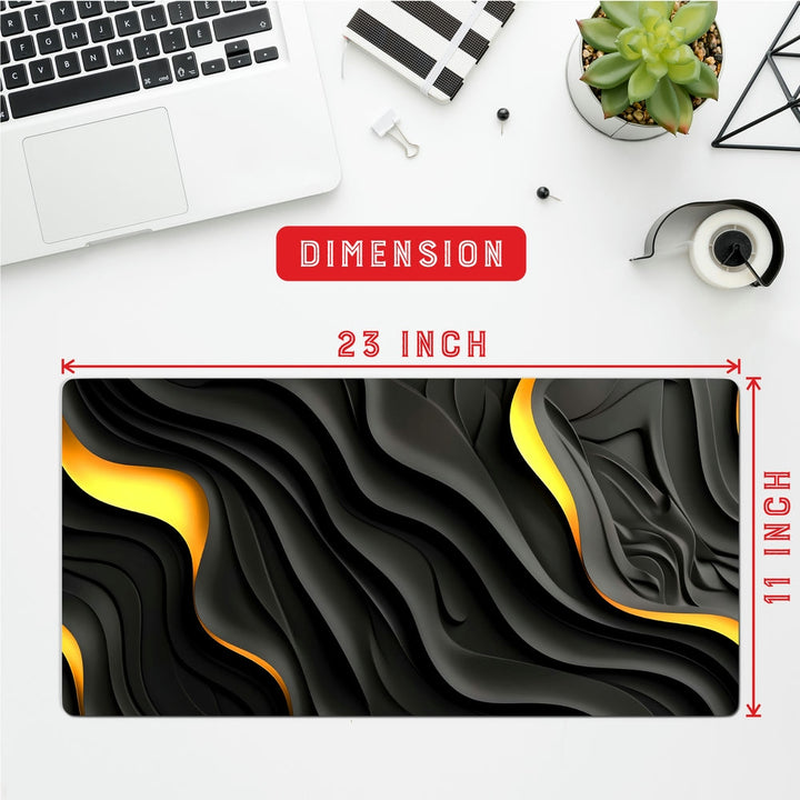 Anti-Slip Desk Mat Gaming Mouse Pad - Lava Flow