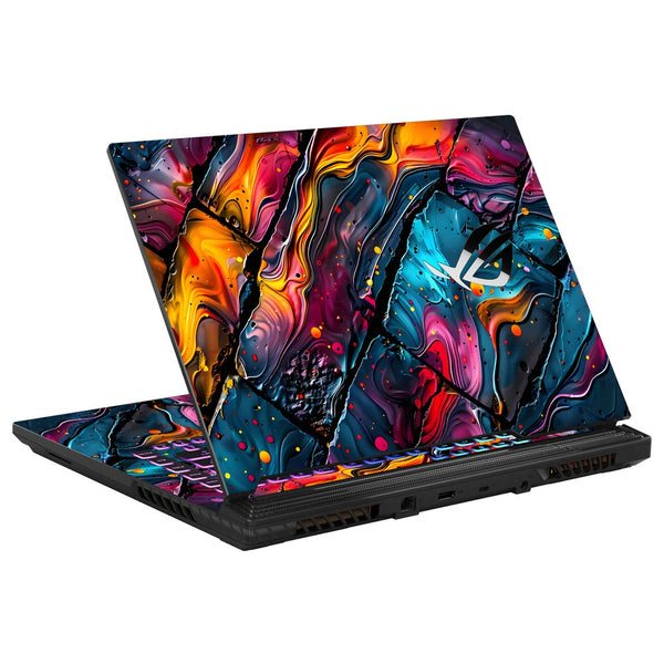 Asus Laptop Skin - Fiery Lava Flow Abstract Art