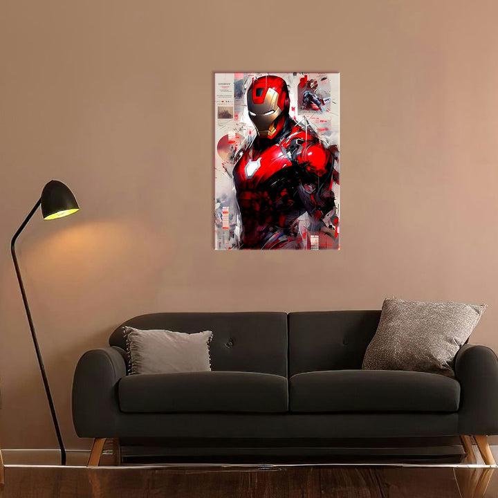 Metal Poster - Superhero Iron Man IM03