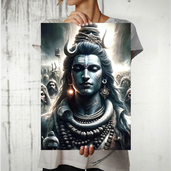 Metal Poster - Lord Shiva LS07