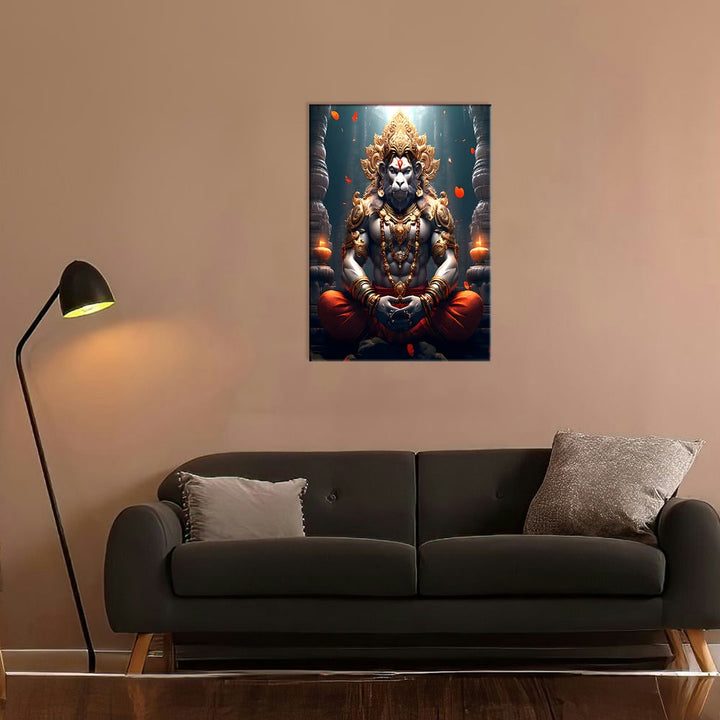 Metal Poster - Lord Hanuman LH07