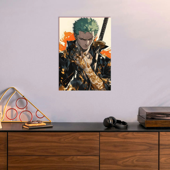 Metal Poster - One Piece Roronoa Zoro OP33