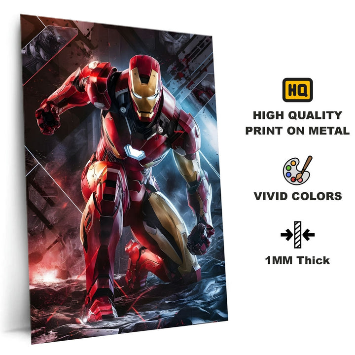 Metal Poster - Superhero Iron Man IM04