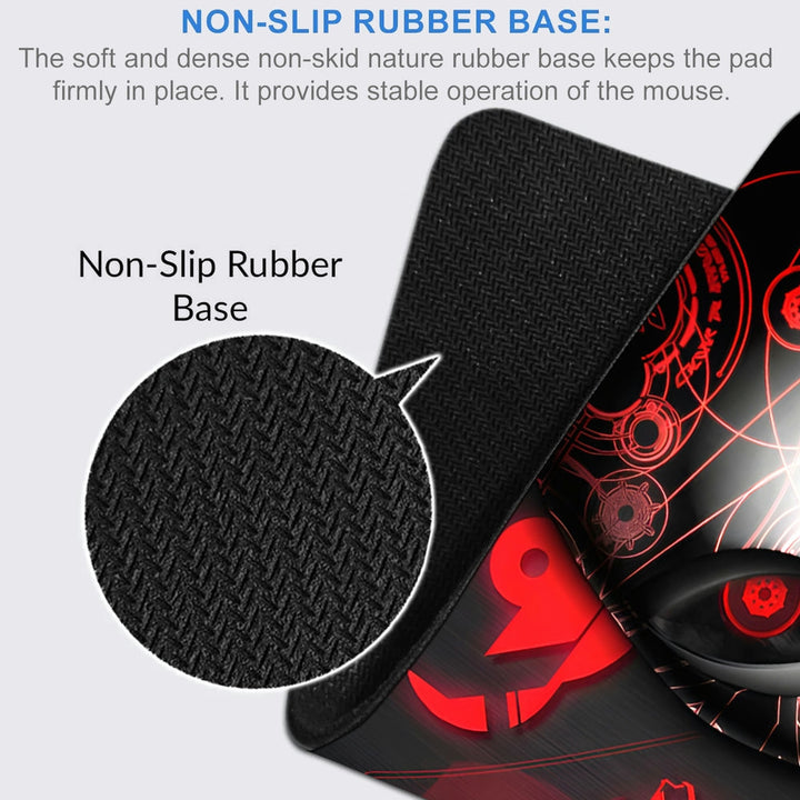 Anti-Slip Desk Mat Gaming Mouse Pad - Alienware Red Tech Design