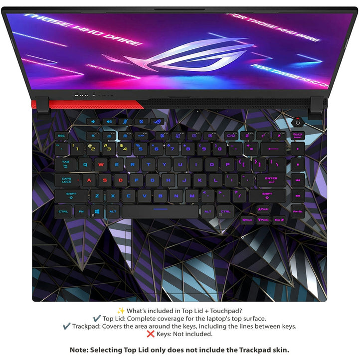 Asus Laptop Skin - Geometric Twilight