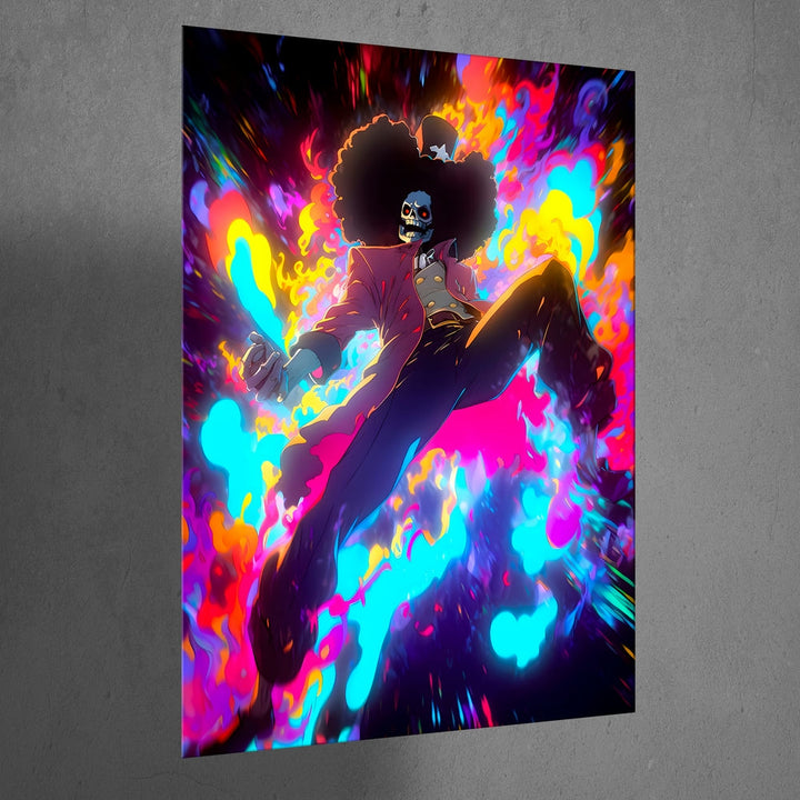 Metal Poster - Anime One Piece Brook OP60