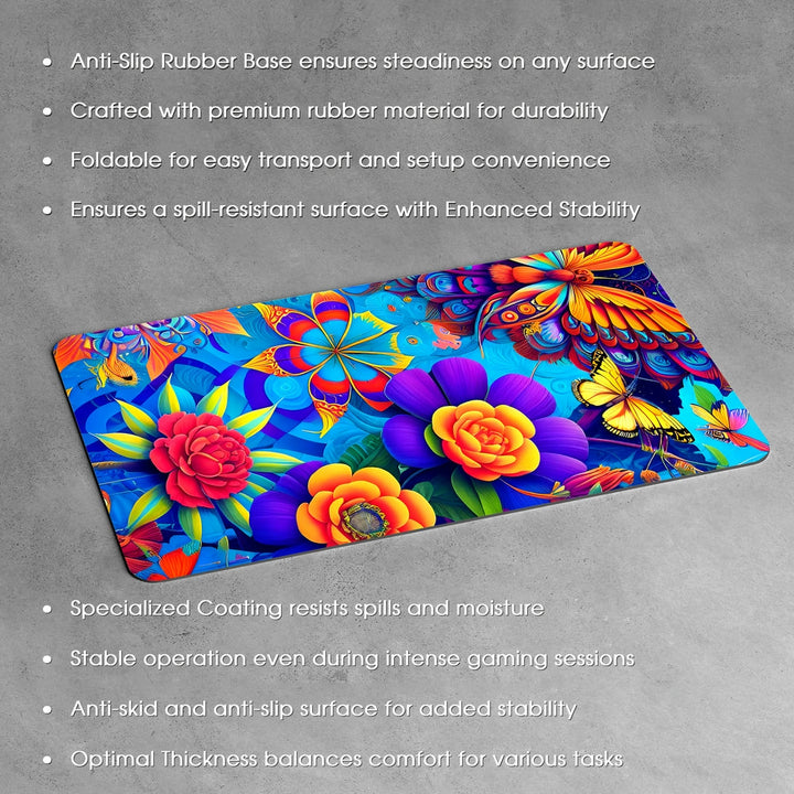 Anti-Slip Desk Mat Gaming Mouse Pad - Butterfly Bliss