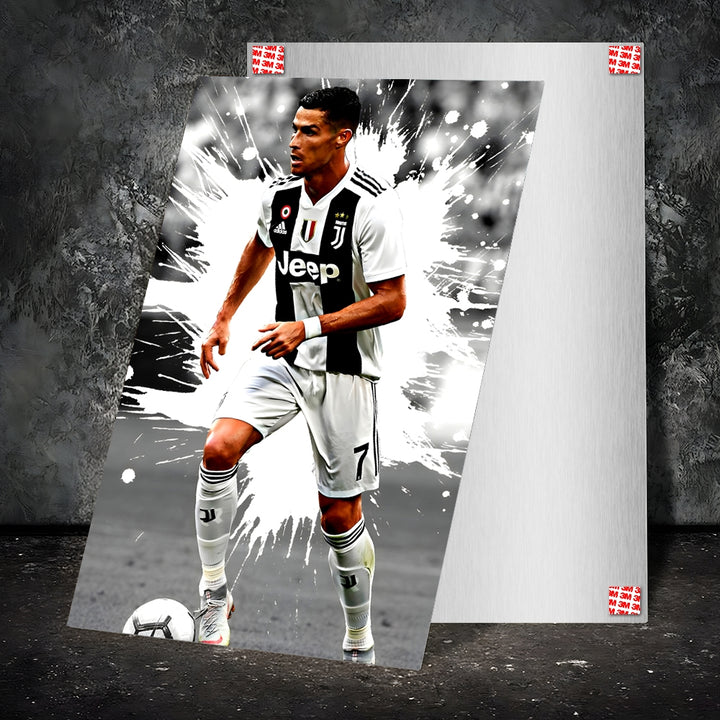 Metal Poster - Footballer Cristiano Ronaldo F03