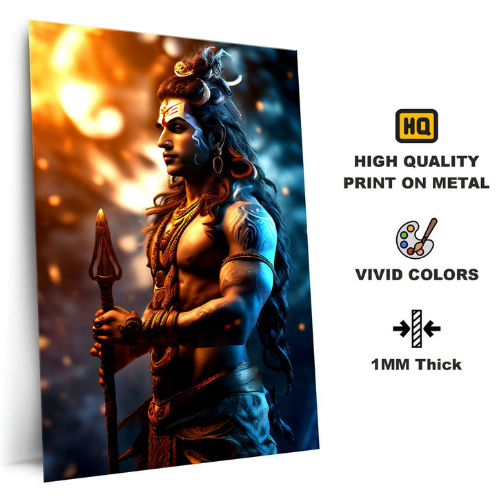 Metal Poster - Lord Shiva LS21