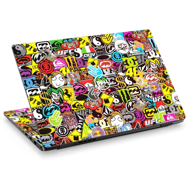 Dell Laptop Skin - Monster Sticker Bomb