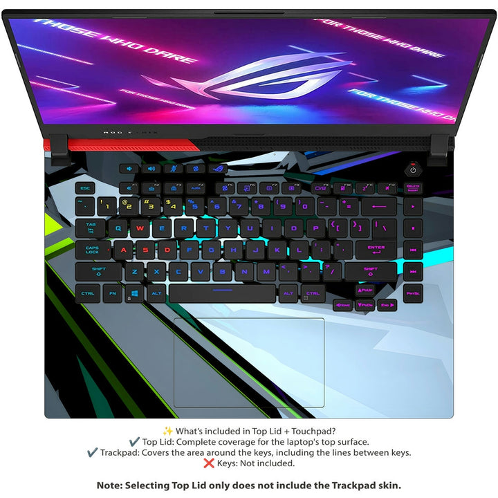 Asus Laptop Skin - Liquid Chrome