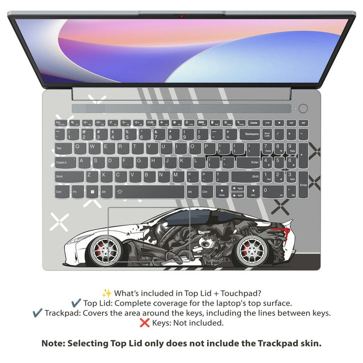 Lenovo Laptop Skin - Street Racer