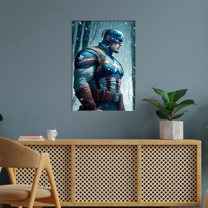 Metal Poster - Superhero Captain America CAP16