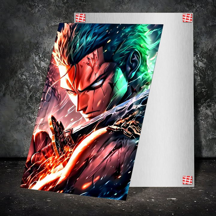 Metal Poster - One Piece Roronoa Zoro OP37