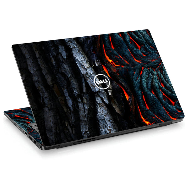 Dell Laptop Skin - Orange Lava in Tree Root