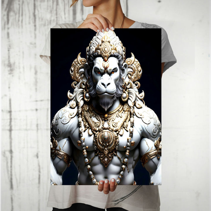 Metal Poster - Lord Hanuman LH08