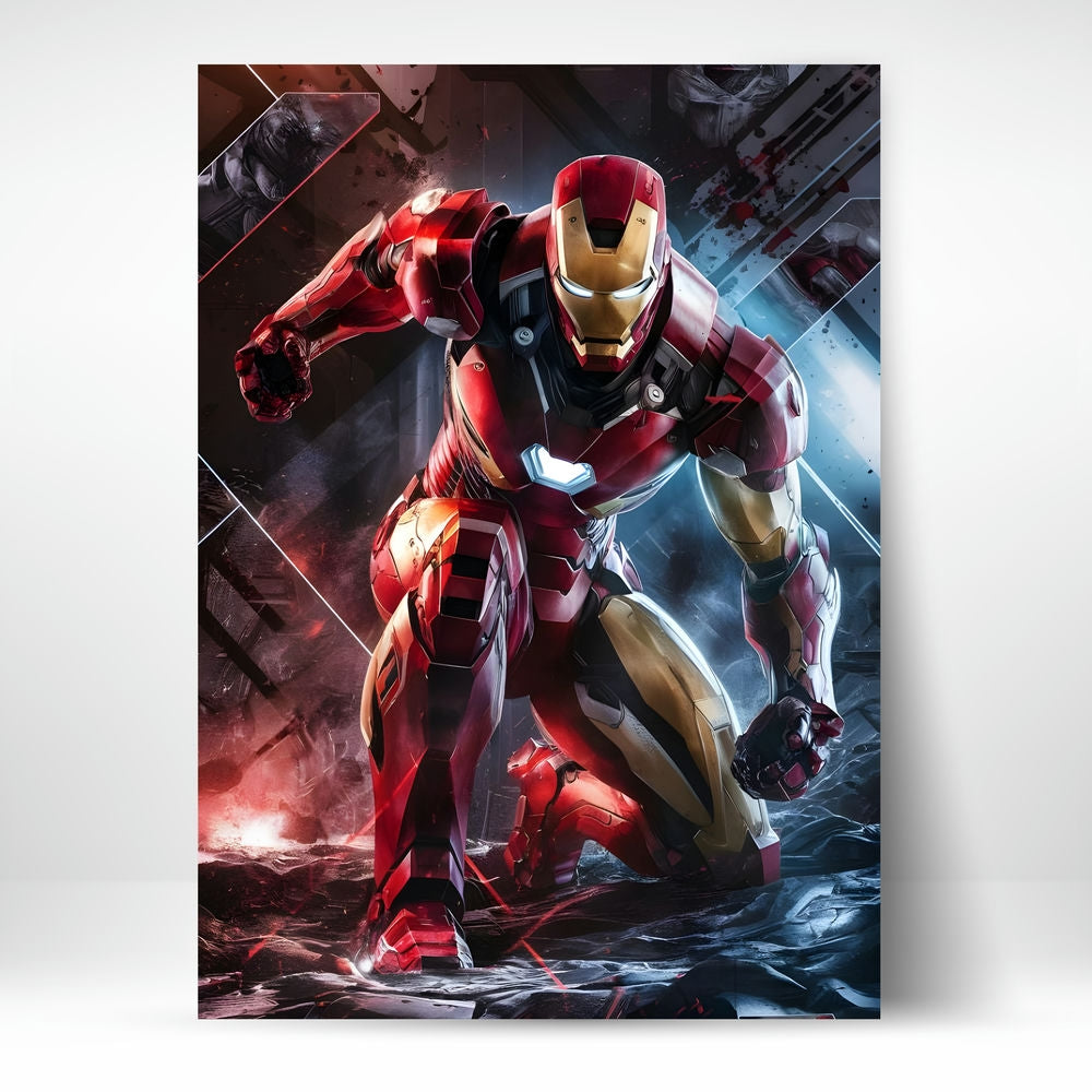 High-Quality Metal Posters - Superhero Iron Man IM04 | Vibrant Colors ...