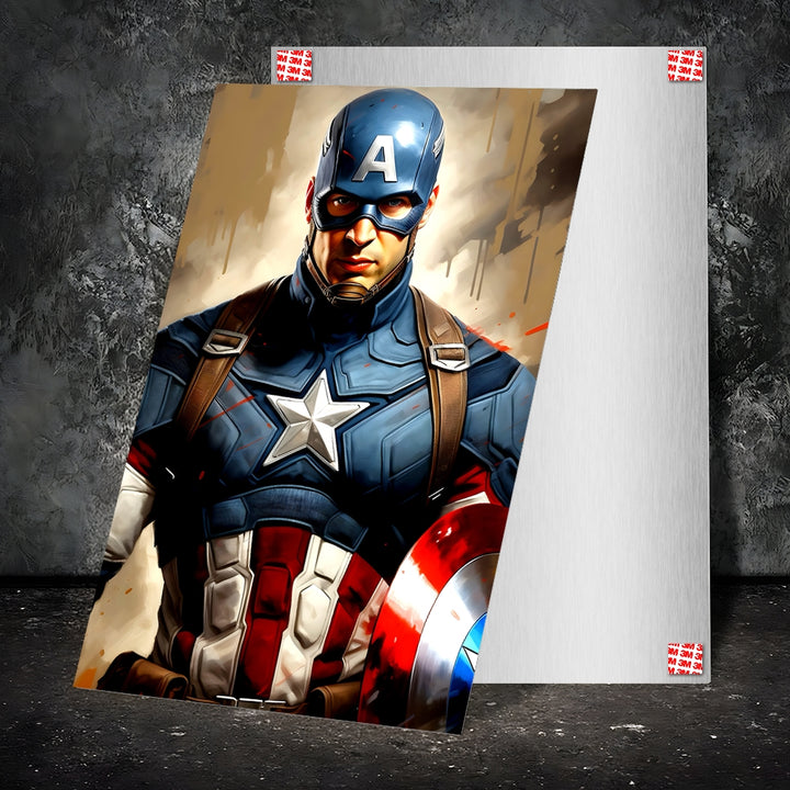 Metal Poster - Superhero Captain America CAP08