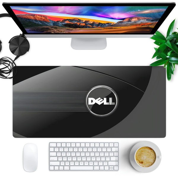 Anti-Slip Desk Mat Gaming Mouse Pad - Dell Logo Minimalist